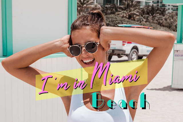 I'm in Miami