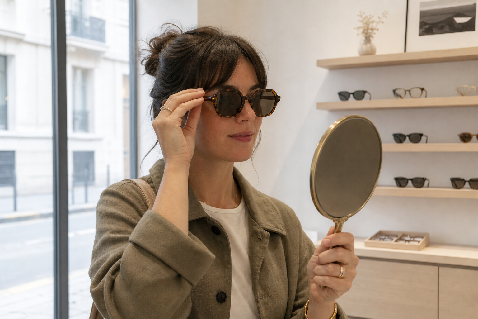 Essayez la Romy hexagonale, décidez en boutique