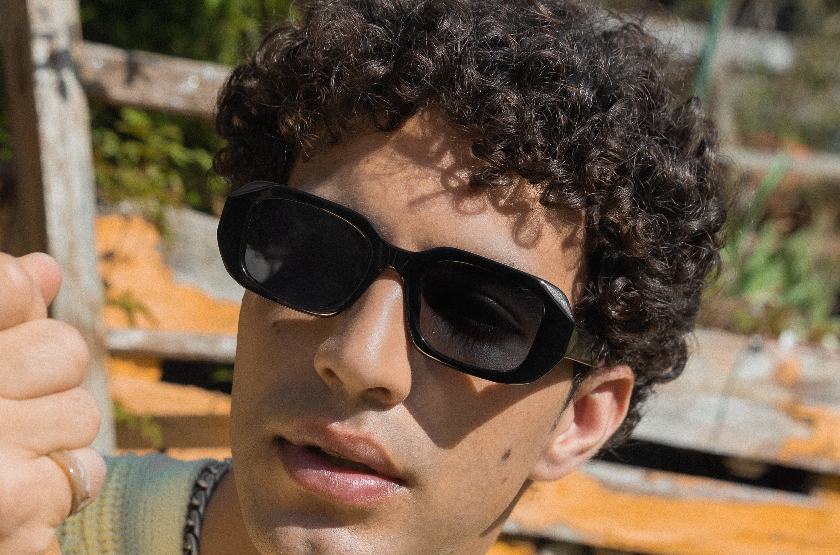 Lunettes de soleil noir