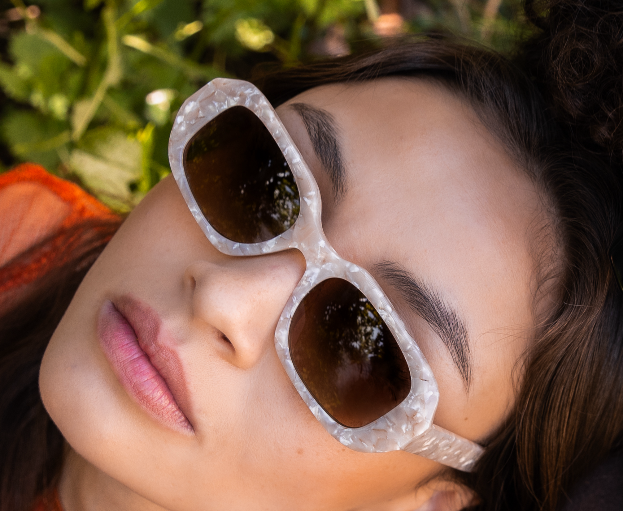Lunettes de soleil rectangulaires