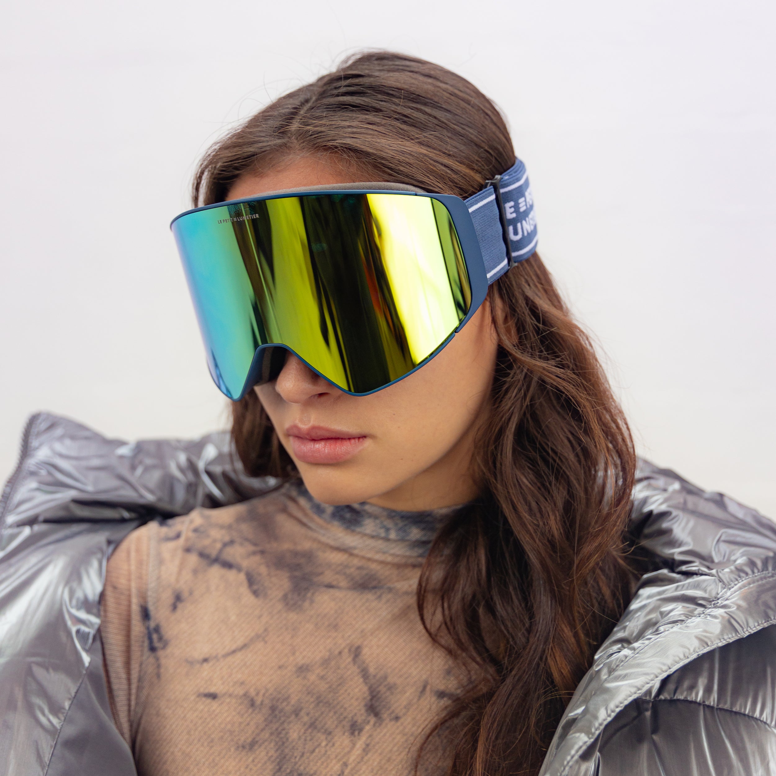 Masque de Ski Avoriaz Bleu Vitre Gold