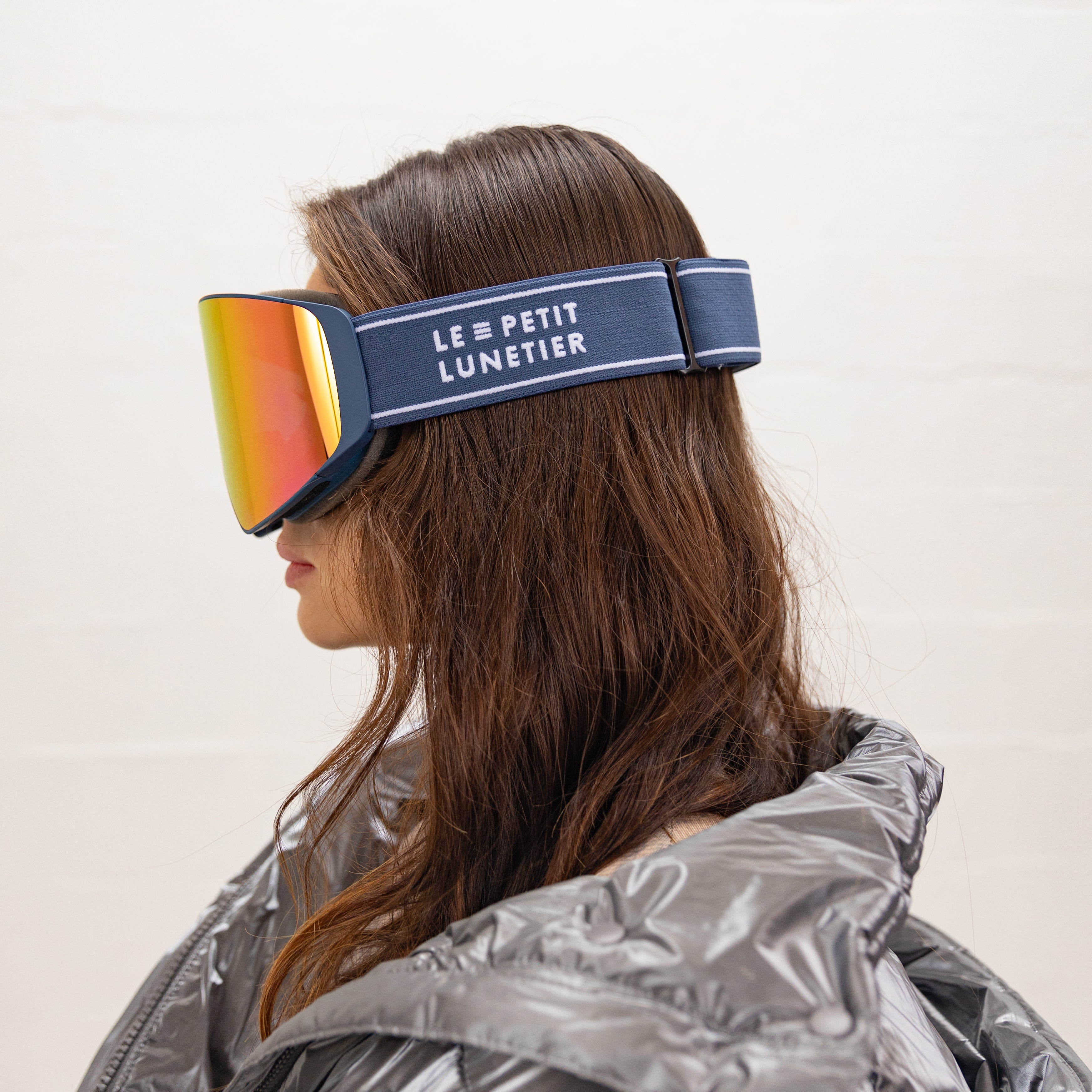 Masque de Ski Avoriaz Bleu Vitre Rose