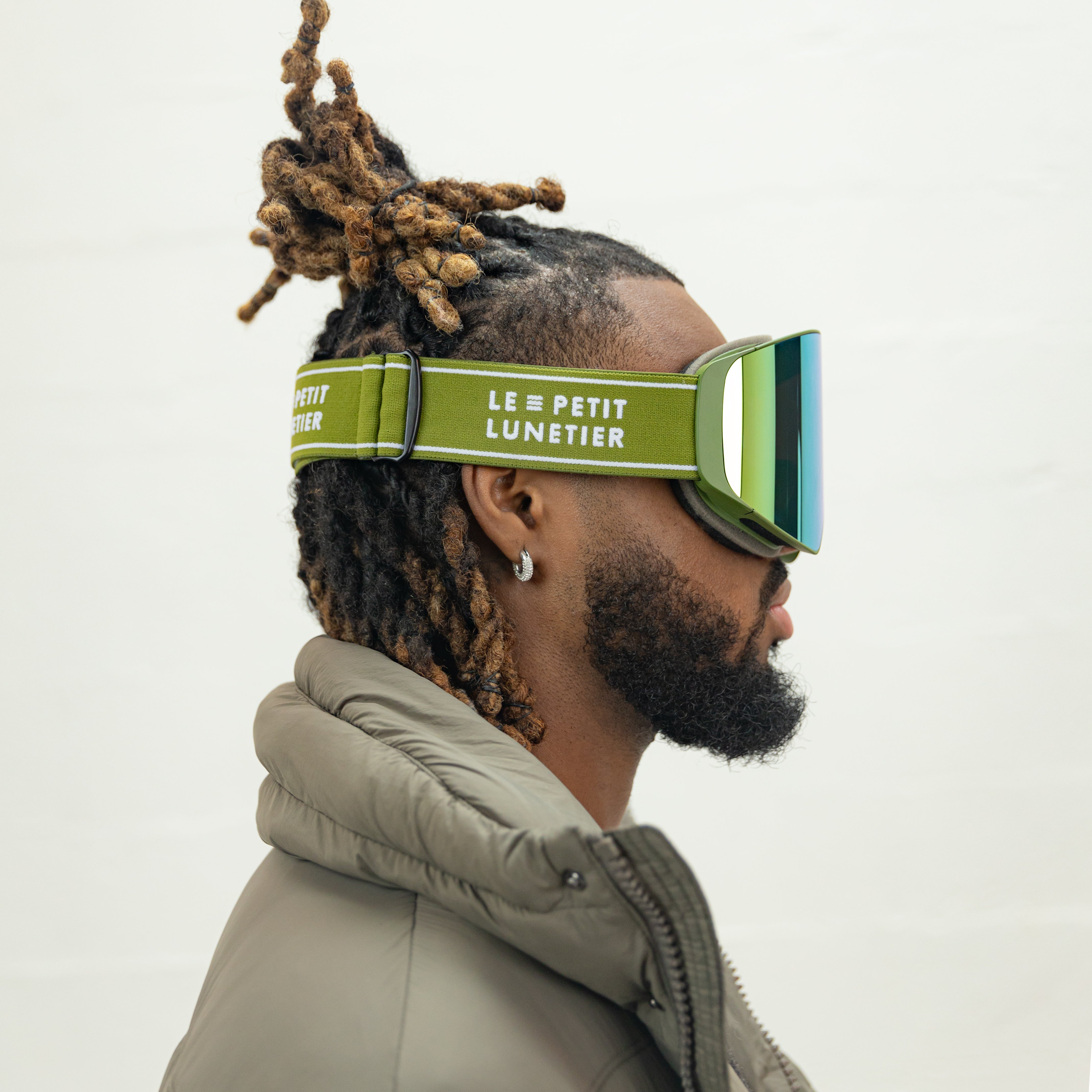 Masque de Ski Valmorel Vert Vitre Gold