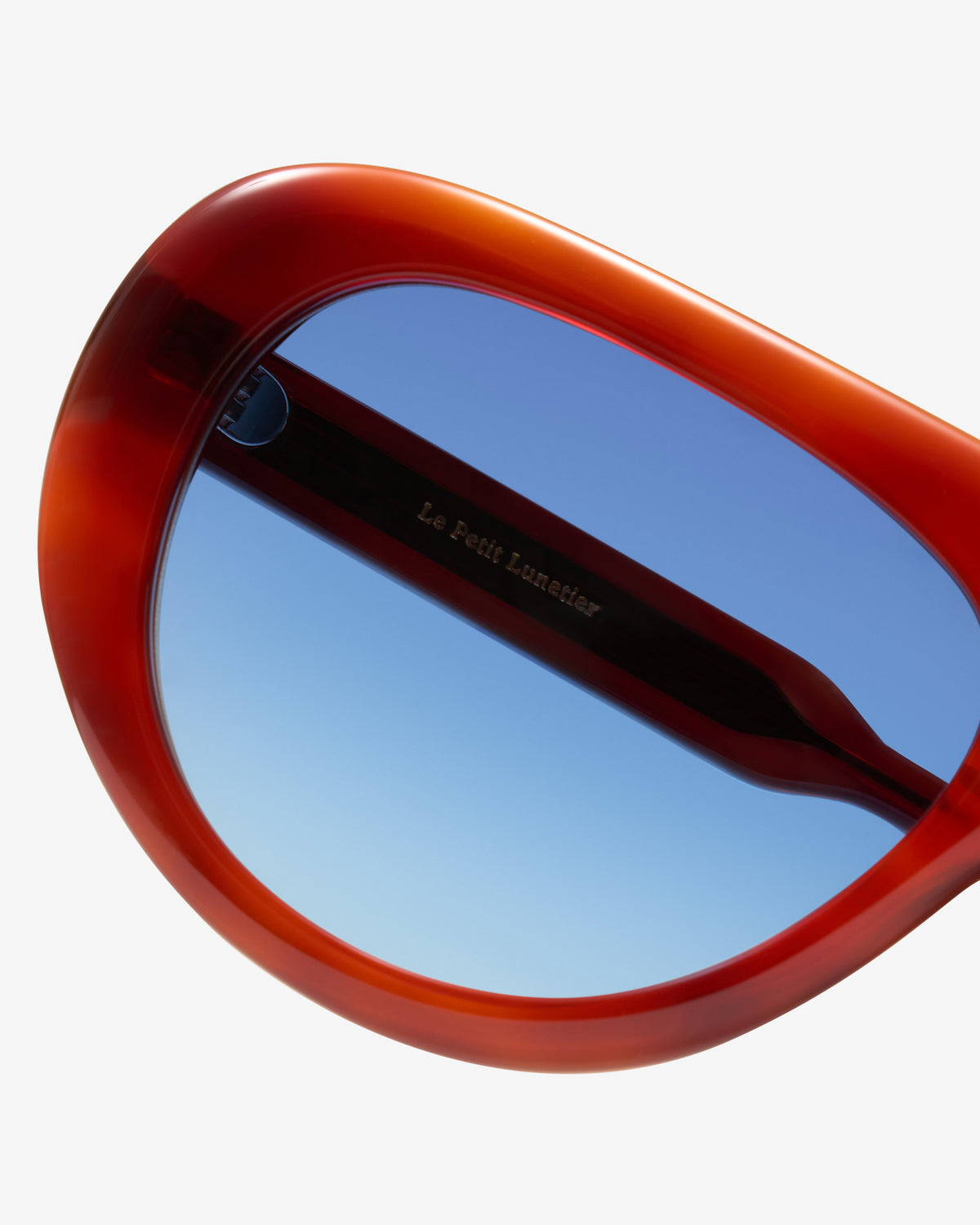 Lunettes de soleil Alicia Acajou — gros plan sur la branche