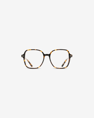 Lunettes de vue Ava Ecaille Nacre — monture oversize acétate, vue de face