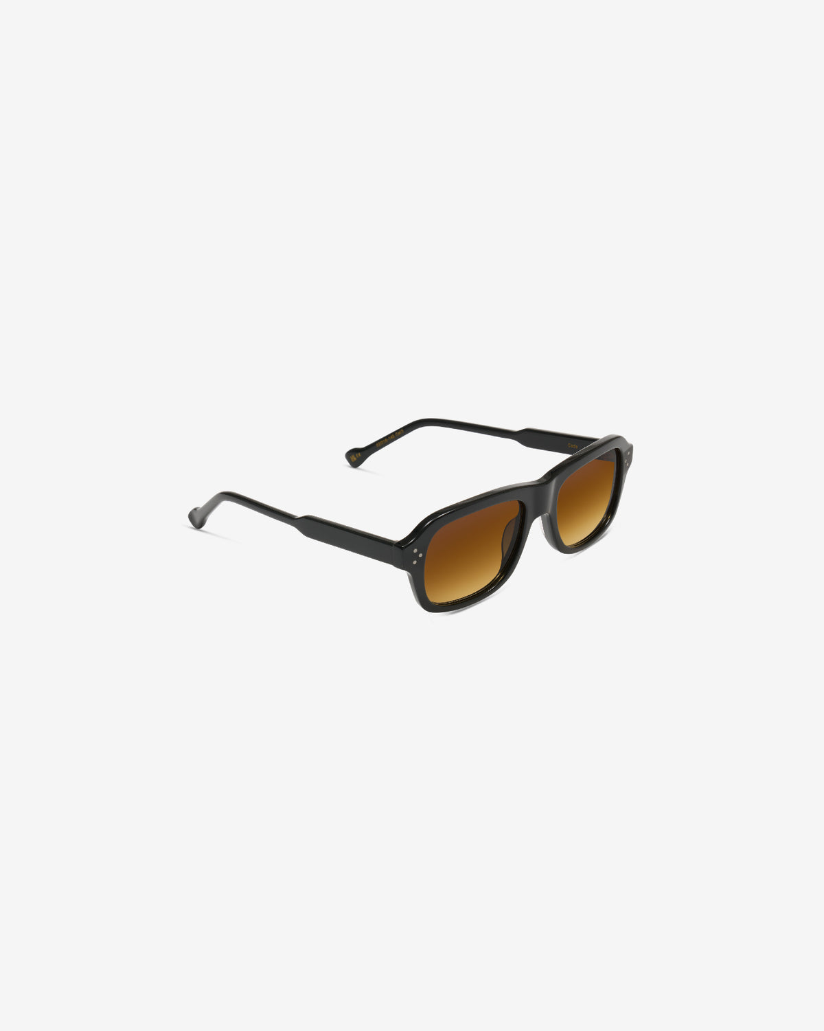 Lunettes de soleil Cade Noir — vue de trois-quarts