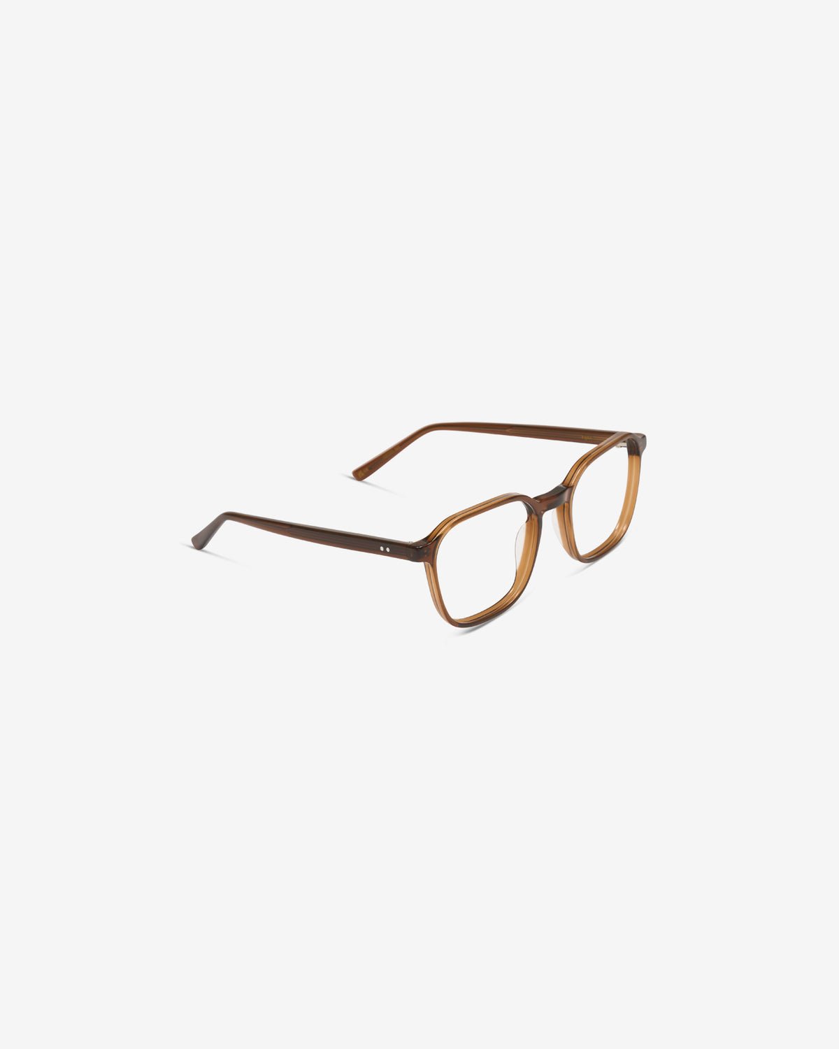 Monture optique Flynn Marron — vue de trois-quarts