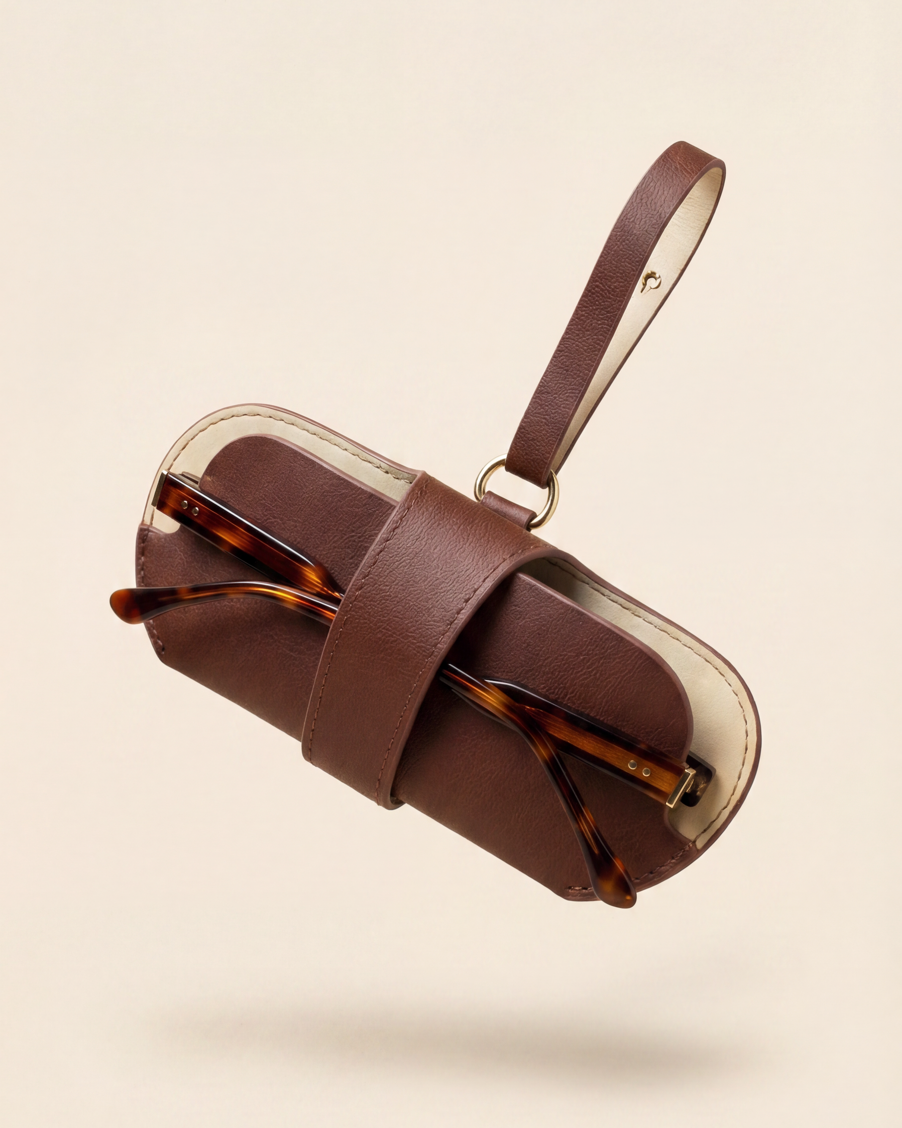 Leather case with clip