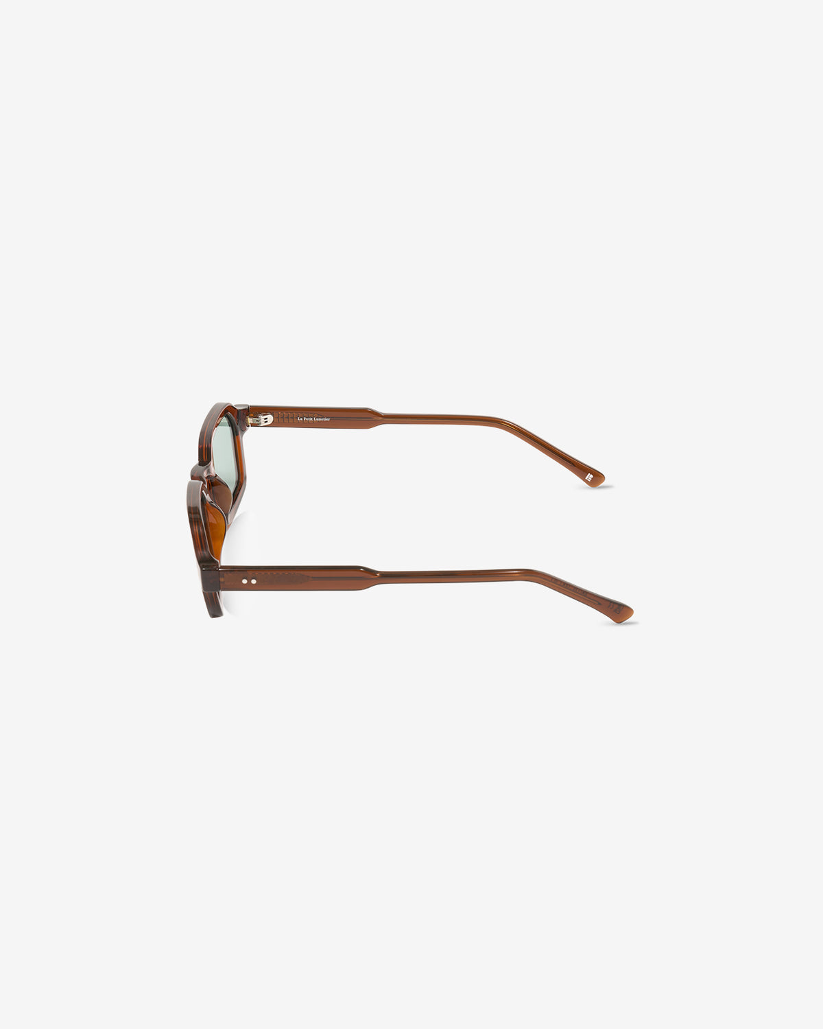 Lunettes de soleil Graham Marron — monture pantos acétate, vue de profil