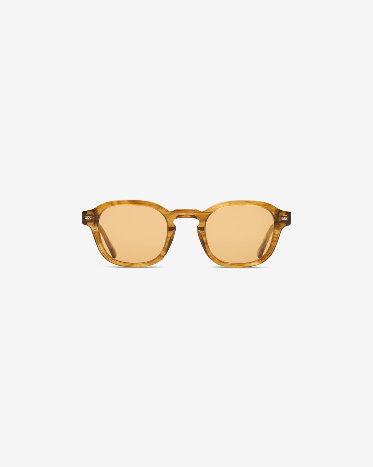 Lunettes de soleil Harold Miel — monture pantos acétate, vue de face