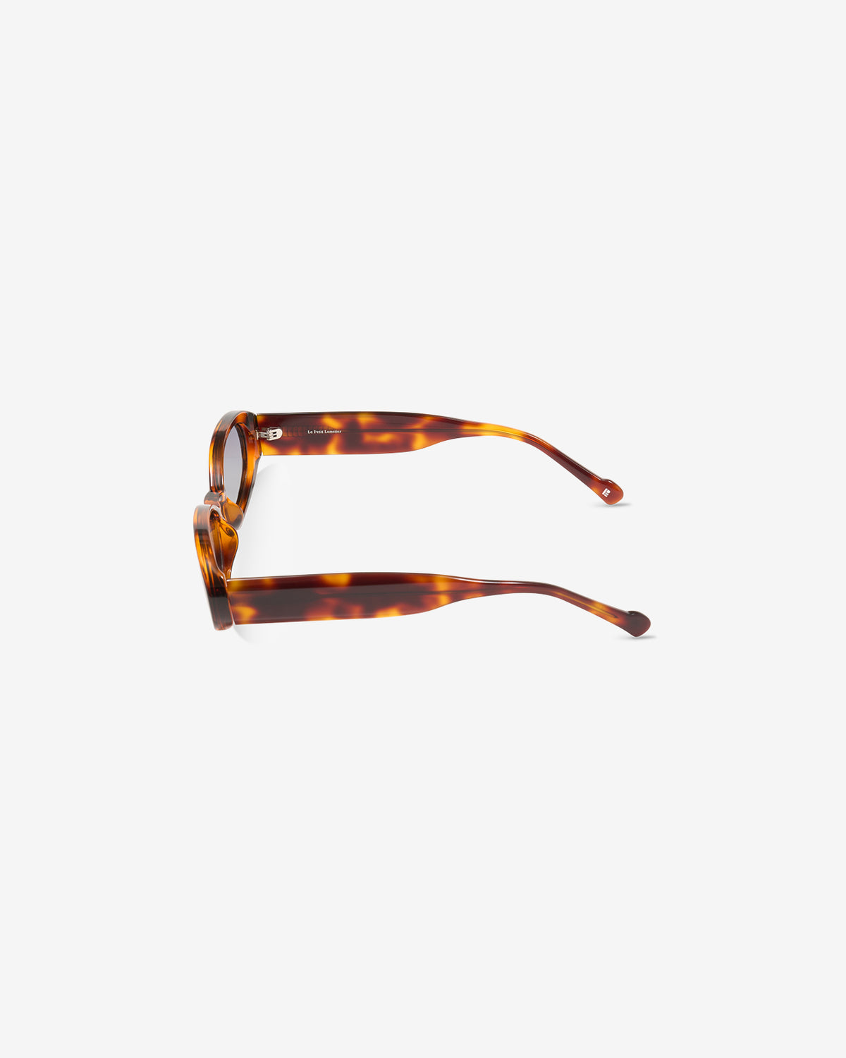 Lunettes de soleil Klea Ecaille — monture ronde acétate, vue de profil