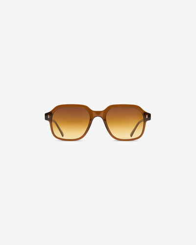 Lunettes de soleil Charles Marron — monture pantos acétate, vue de face
