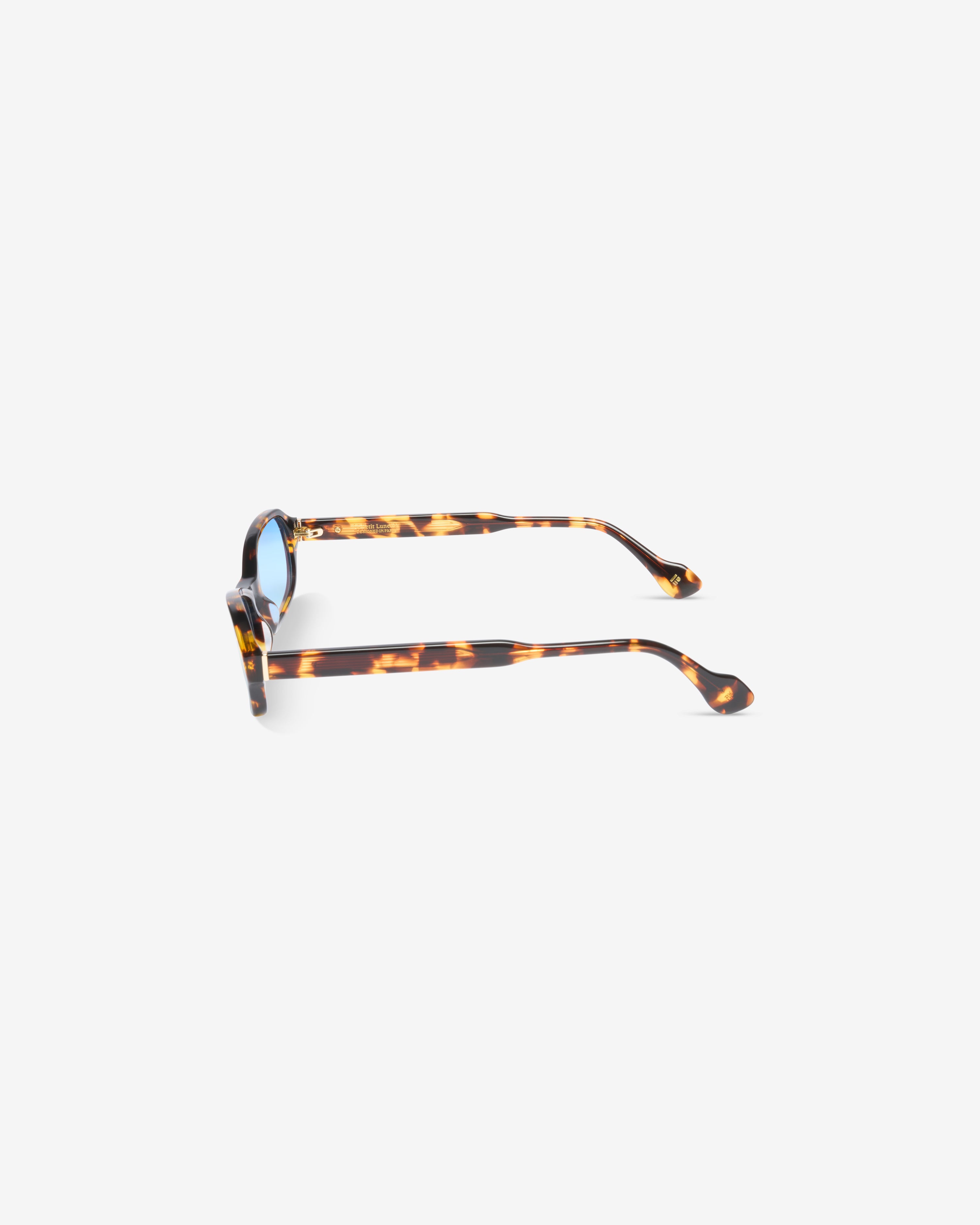 Riley Brown / Havana and Blue - Sunglasses