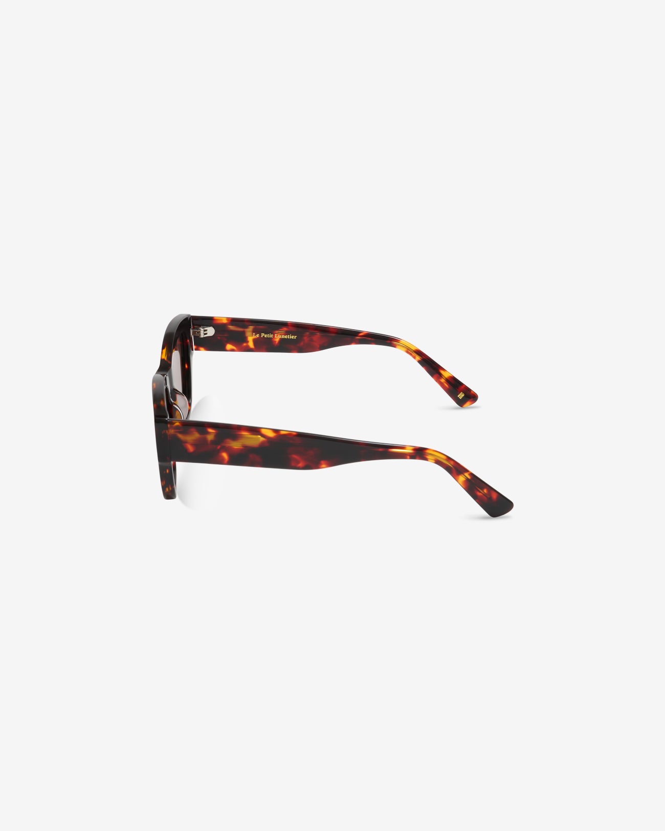 Lunettes de soleil Chloe Ecaille — monture oversize acétate, vue de profil