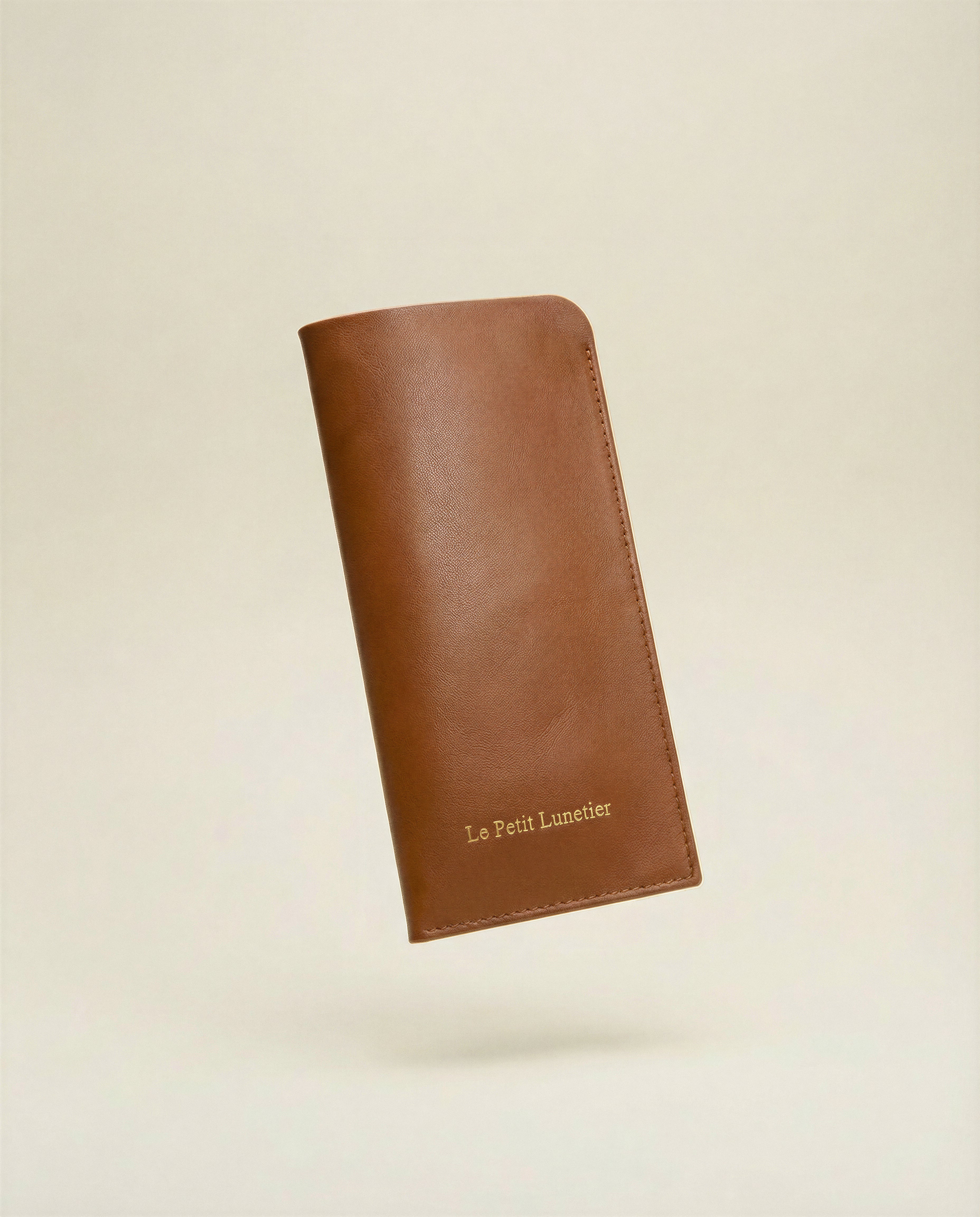 Pochette Camel en cuir