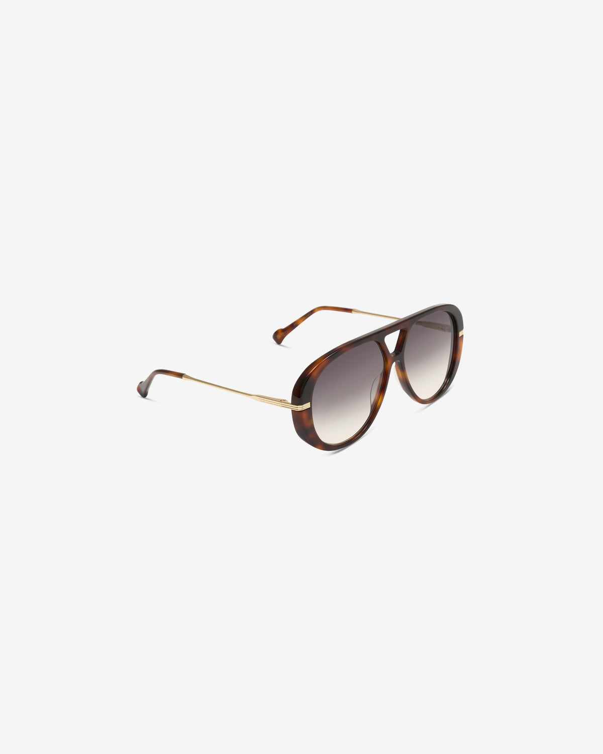 Lunettes de soleil Selena Ecaille — vue de trois-quarts