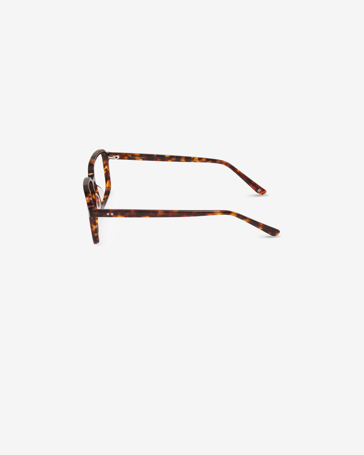 Monture optique Stellan Ecaille Ambre — vue de profil