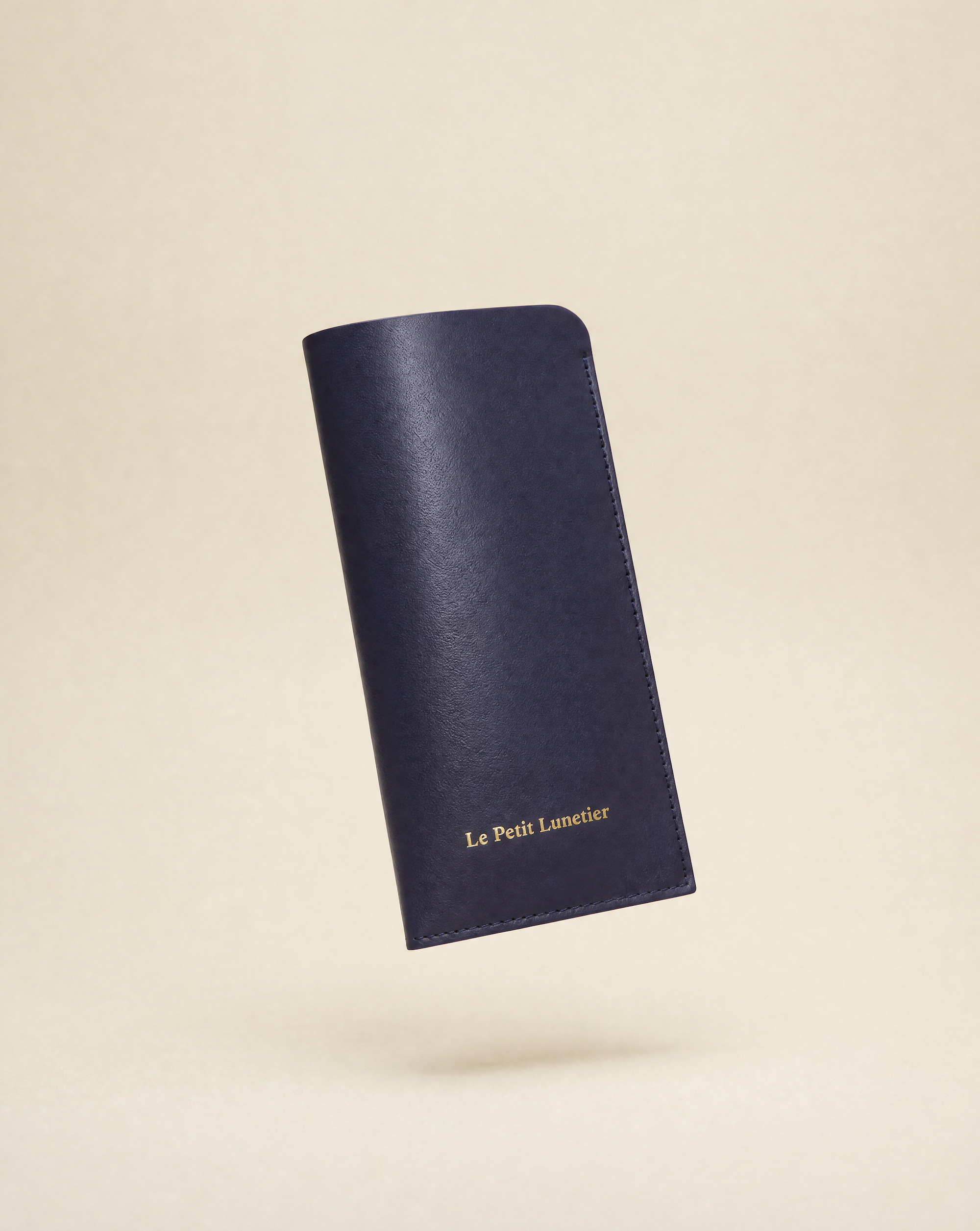 Pochette Bleue en cuir