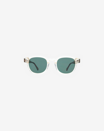 Lunettes de soleil Schmidt Transparent — monture pantos acétate-métal, vue de face