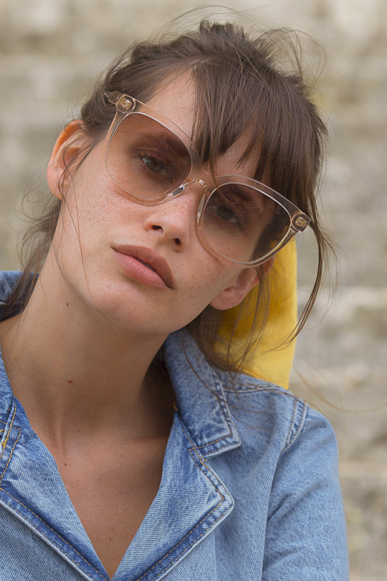 Peaches.S Pink transparent - Sunglasses