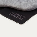 Grey Protective case with black microfibre cloth Le Petit Lunetier