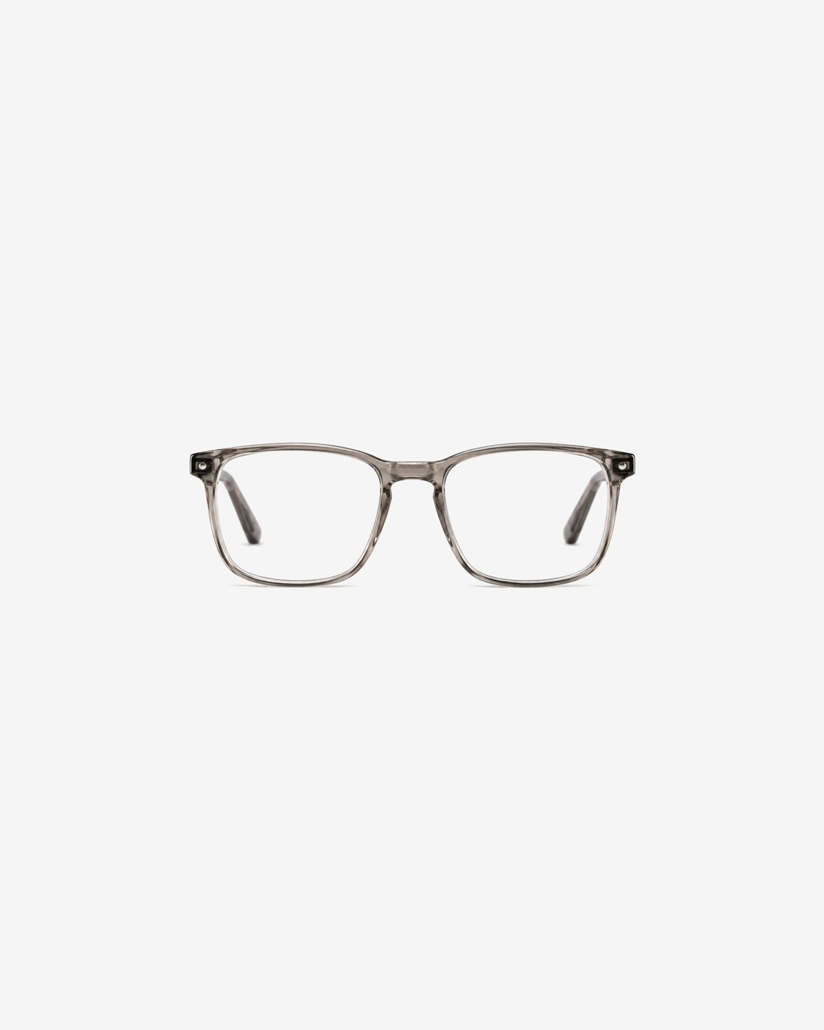 Lunettes de vue 7749P-C3 100% Santé — monture acétate gris cristal, vue de face