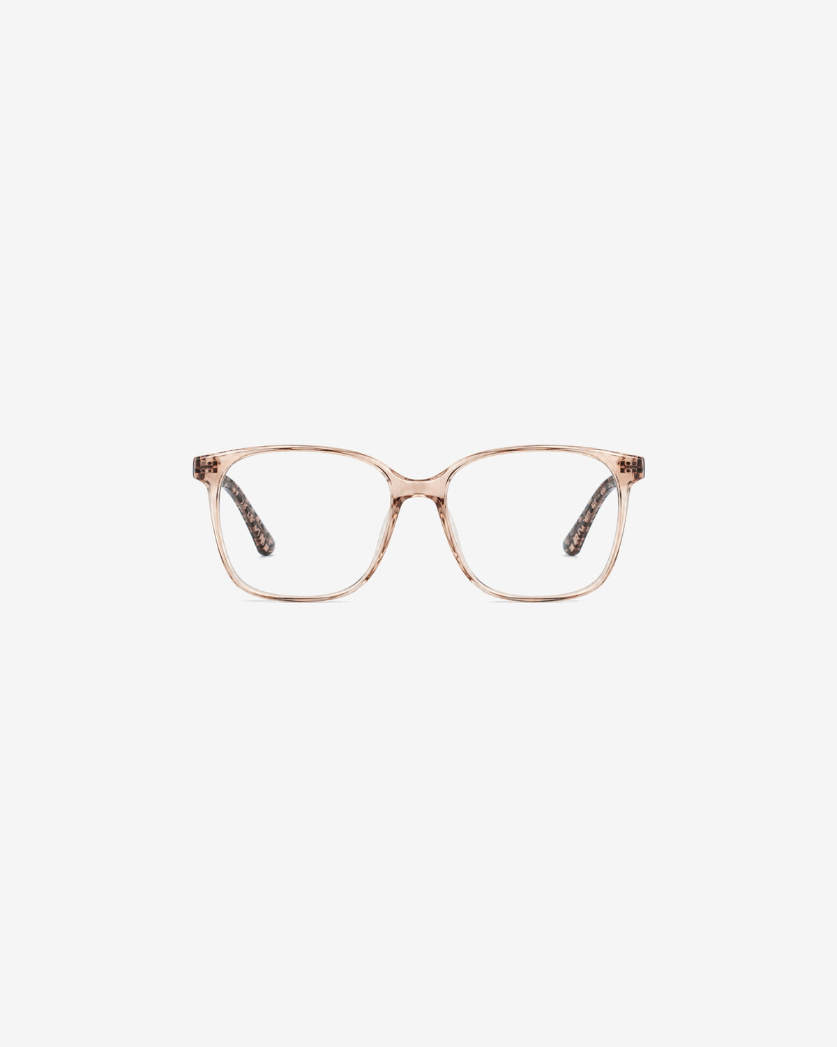 Lunettes de vue 7761P-C2 100% Santé — monture acétate rose cristal, vue de face
