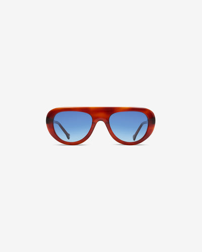 Lunettes de soleil Alicia Acajou — vue de face