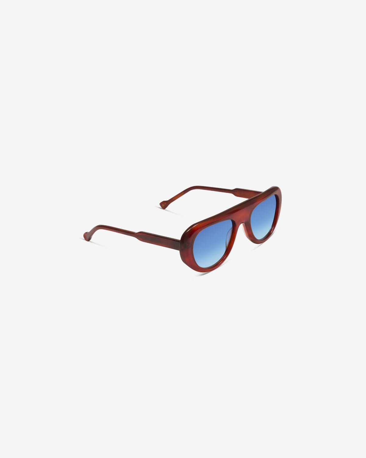 Lunettes de soleil Alicia Acajou — vue de trois-quarts