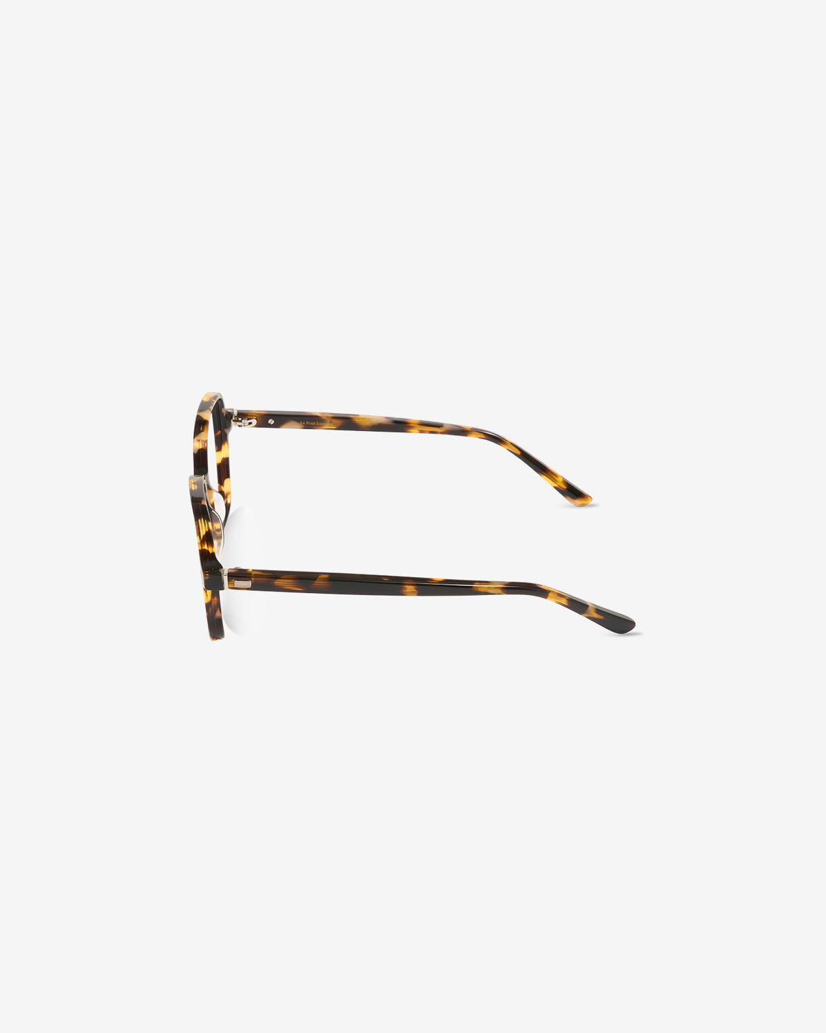 Lunettes de vue Ava Ecaille Nacre — monture ronde acétate, vue de profil