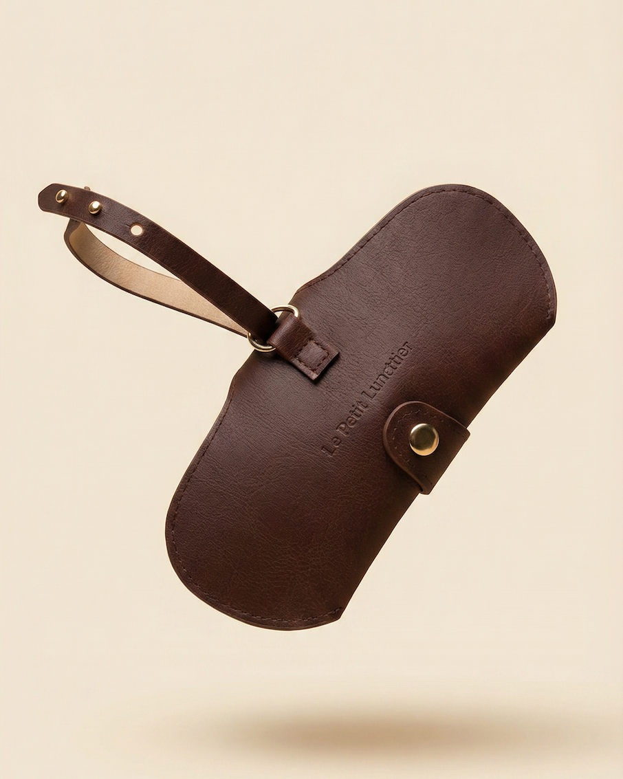 Leather case with clip