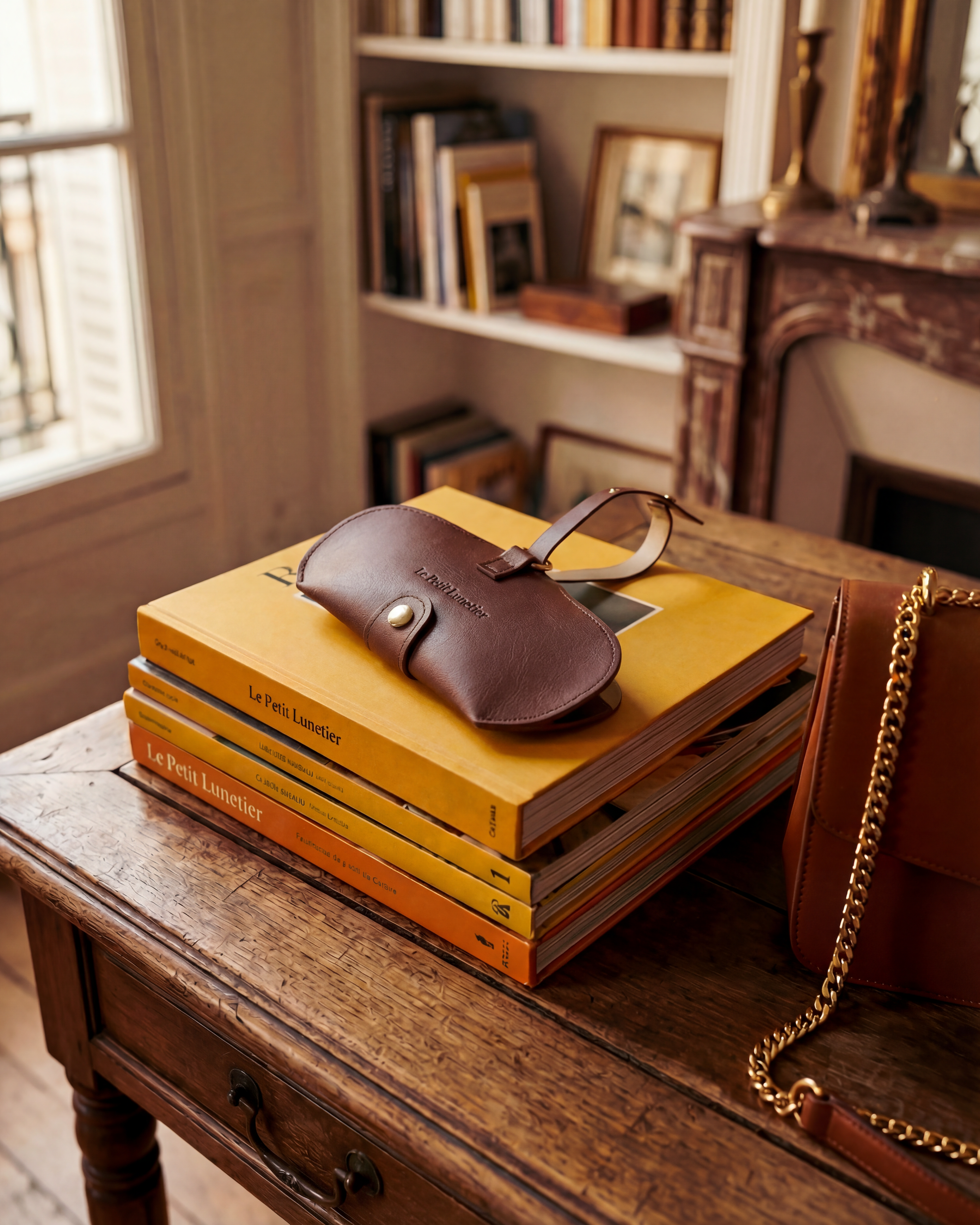 Leather case with clip