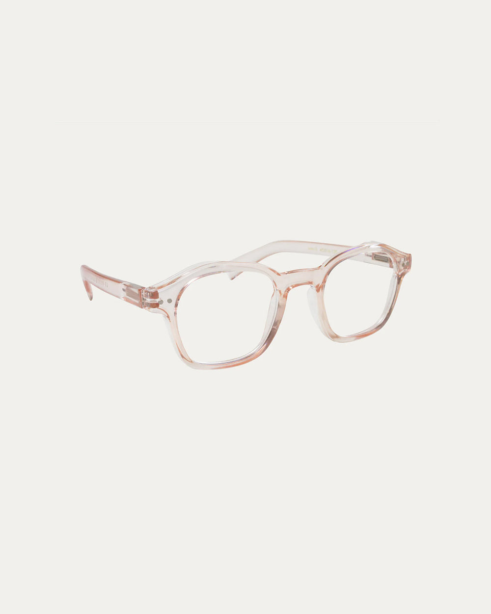 Jade.Q Rose Transparent - Lumière Bleue