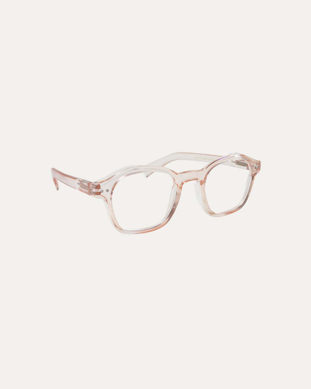 Jade.Q Pink Transparent - Blue Light