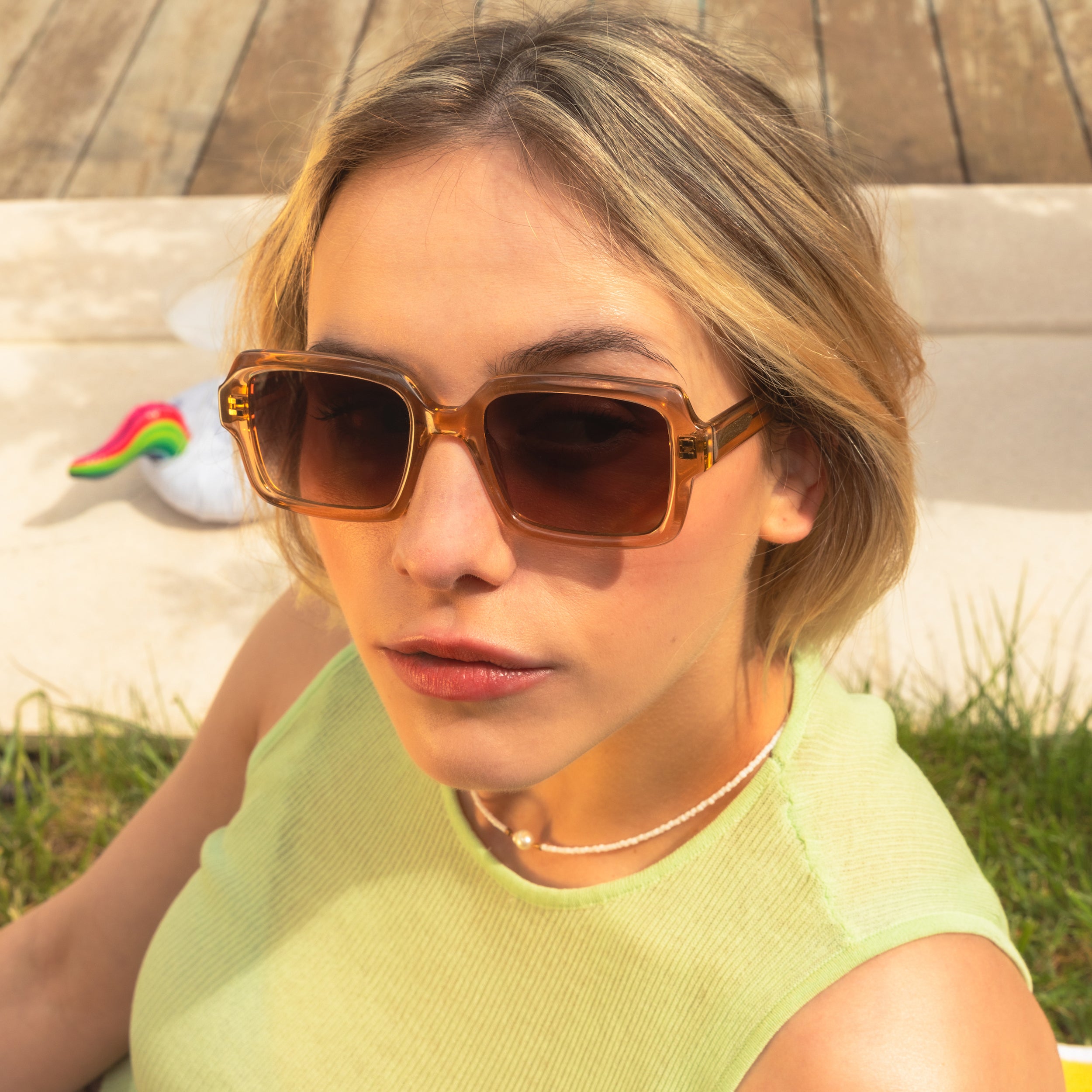 Janet Transparent - Sunglasses