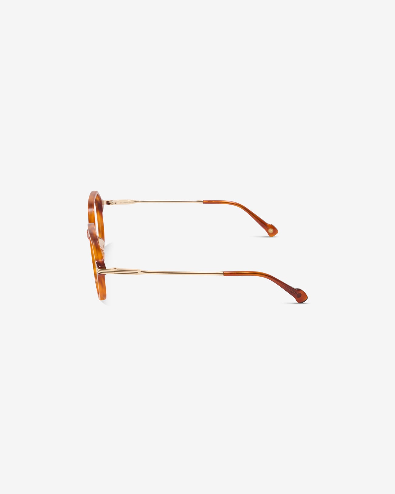 Lunettes de vue Kai Ecaille clair — monture oversize acétate-métal, vue de profil