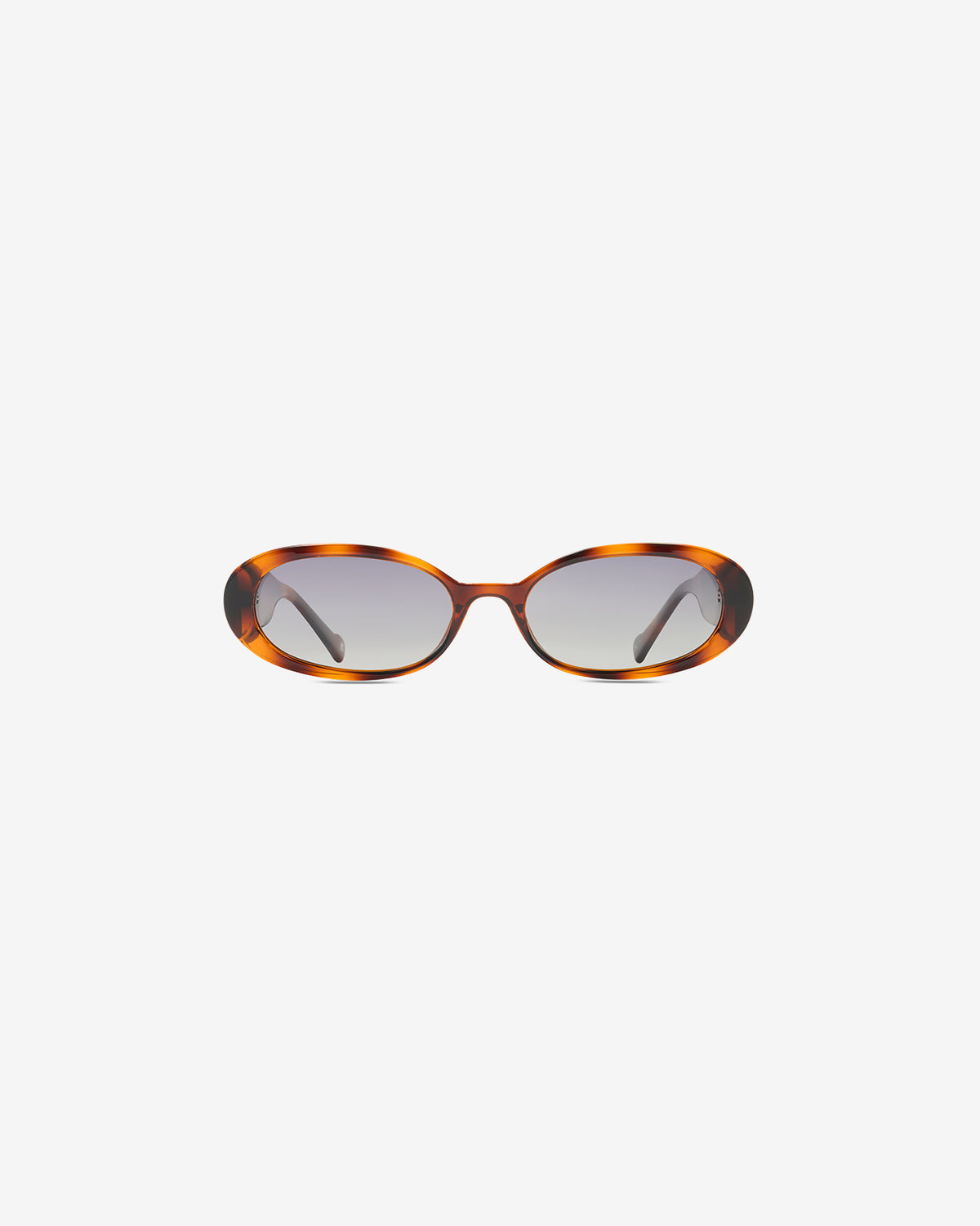 Lunettes de soleil Klea Ecaille — monture ovale acétate, vue de face