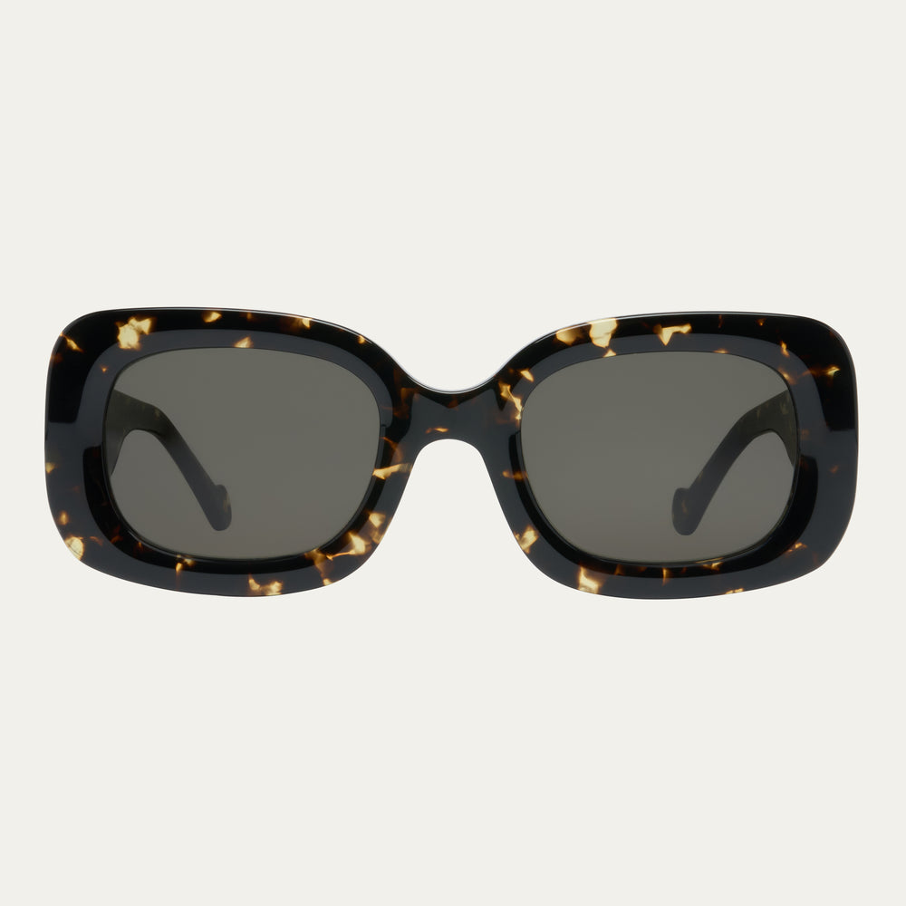 Eve White / Havana - Sunglasses