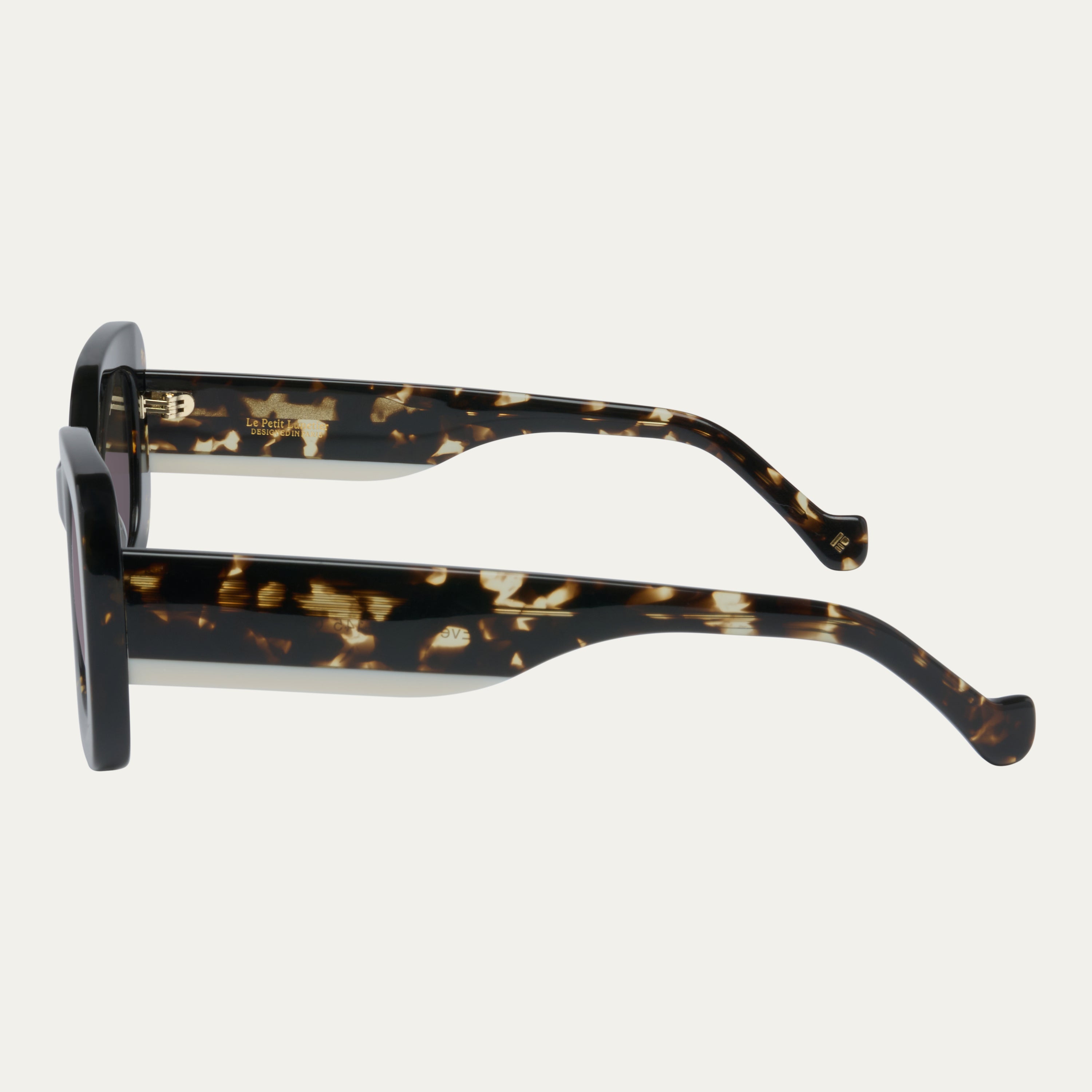 Eve White / Havana - Sunglasses