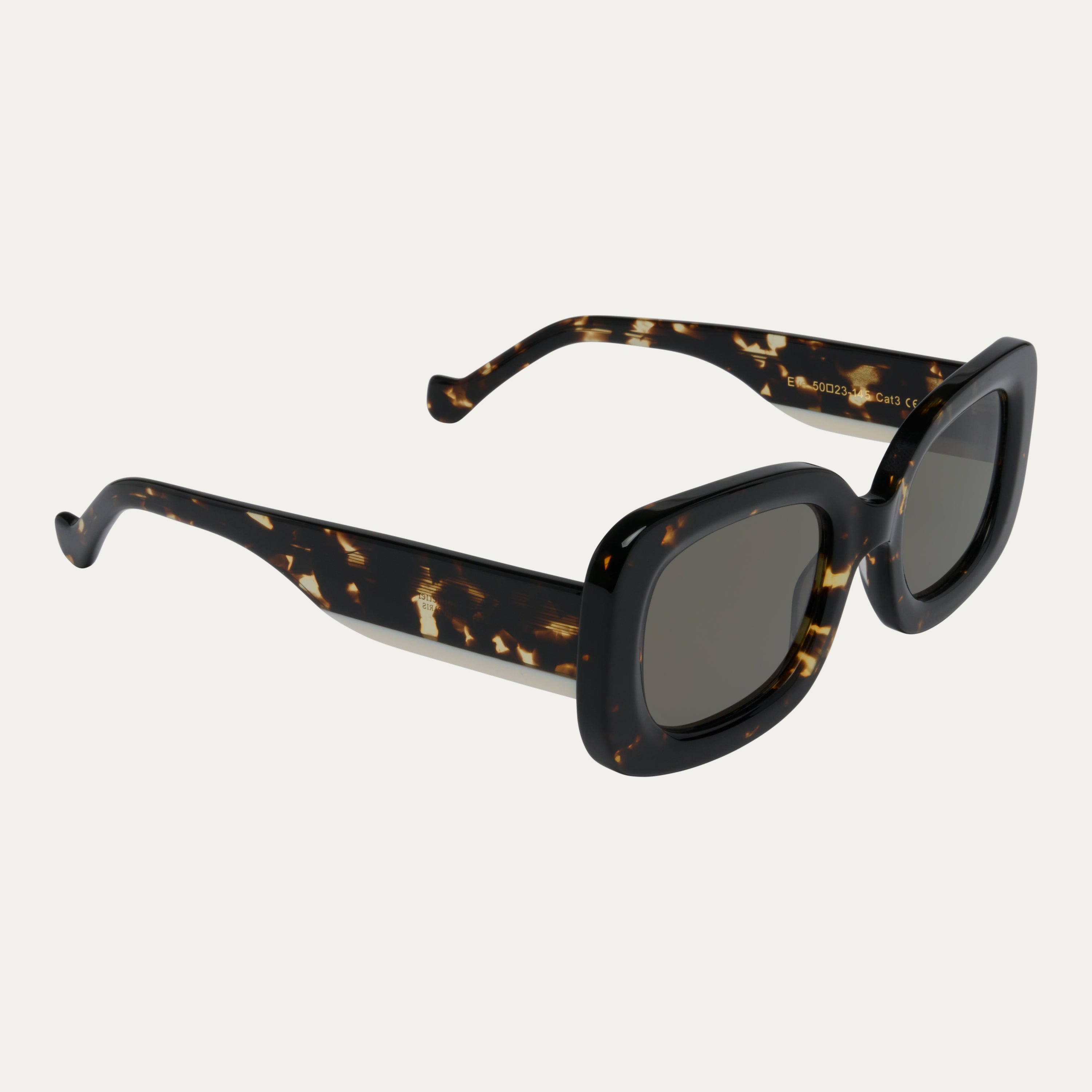 Eve White / Havana - Sunglasses