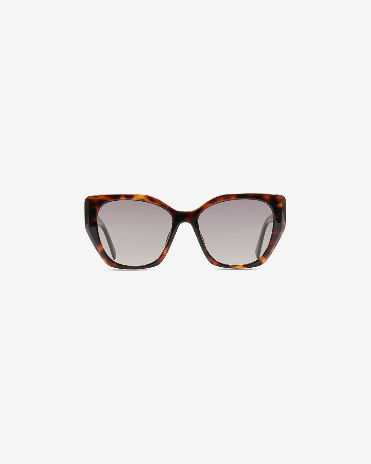 Lunettes de soleil Kenza Ecaille — monture papillon acétate, vue de face