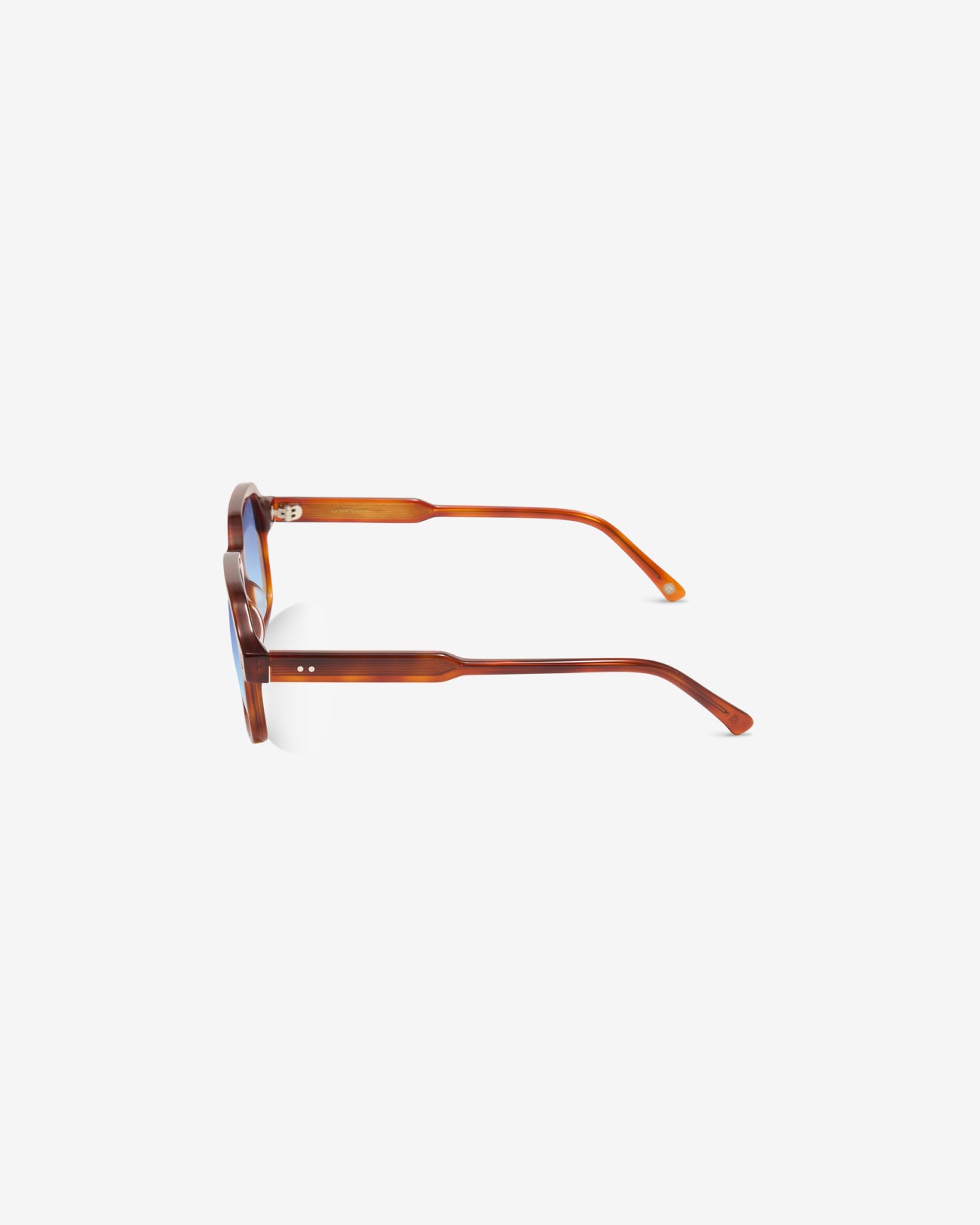 Lunettes de soleil Charles Acajou — monture carré acétate, vue de profil