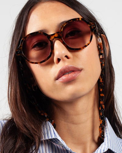 Sofia White Brown / Havana - Sunglasses