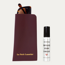 Pochette en cuir Bordeaux + Spray Le Petit Lunetier