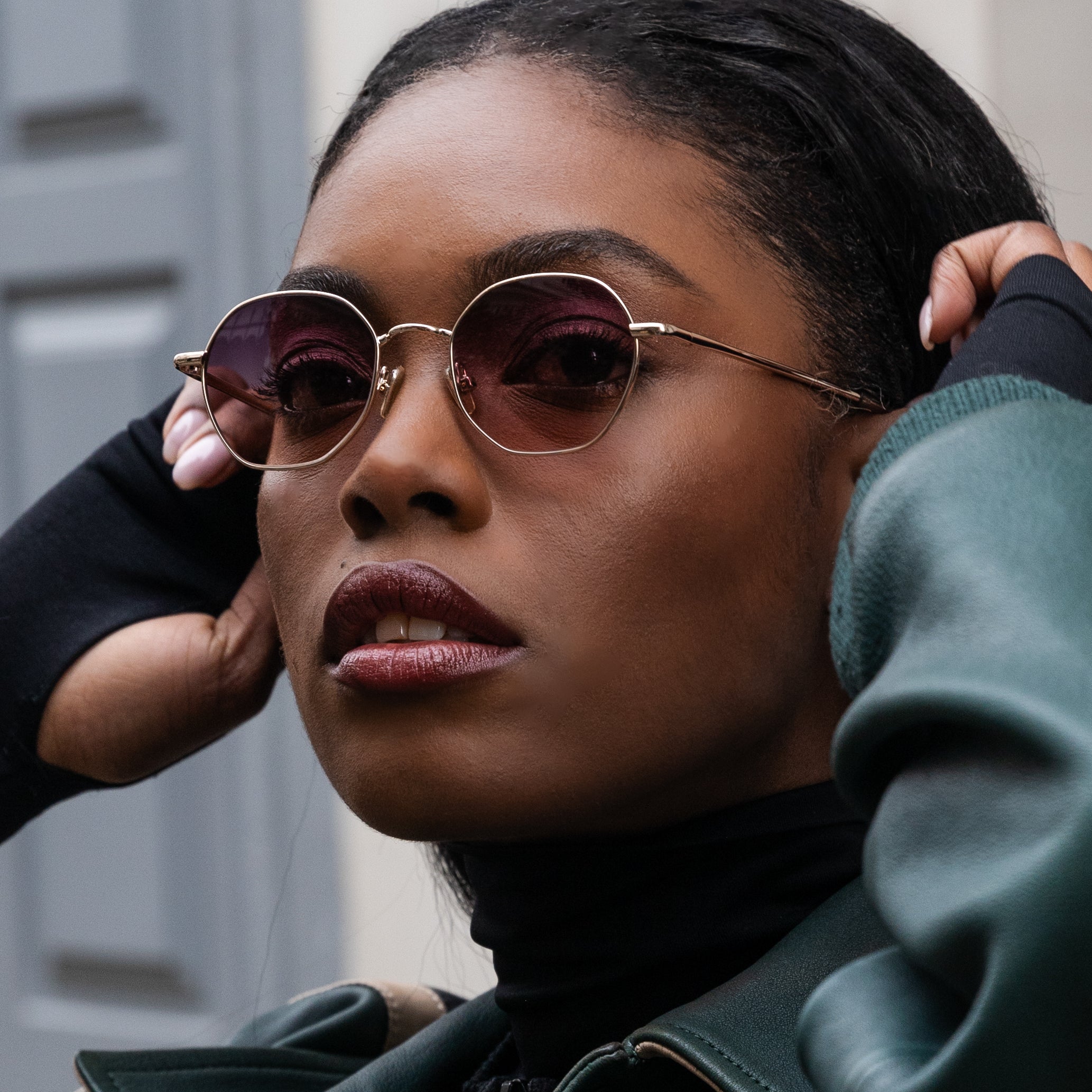 Sansa S Gold et Verres Sunrise Dégradé