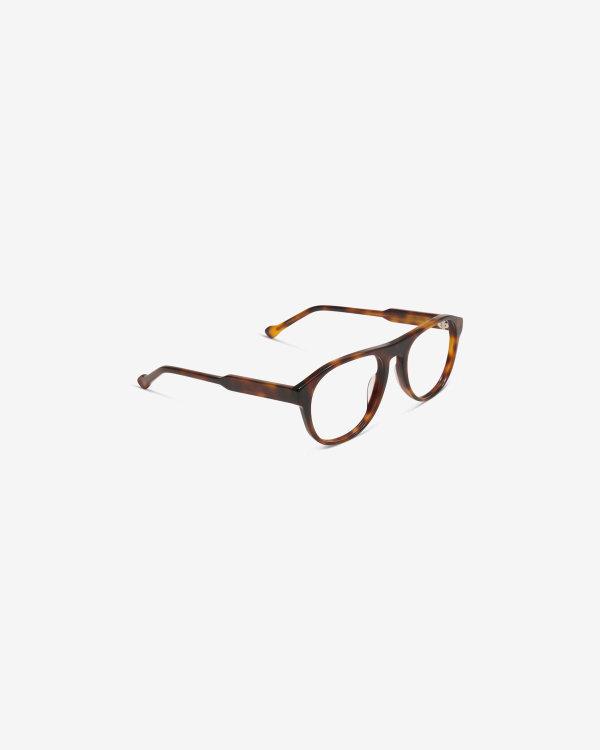 Monture optique Seymour Ecaille — vue de trois-quarts