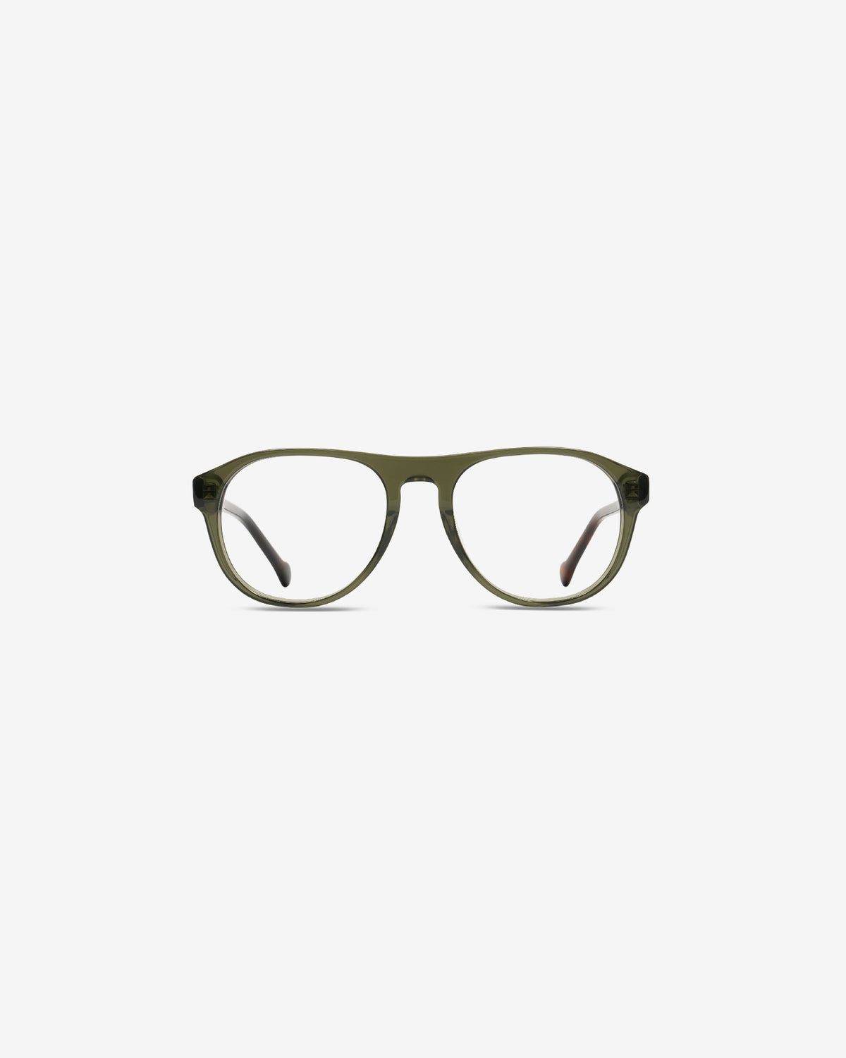 Monture optique Seymour Olive — vue de face