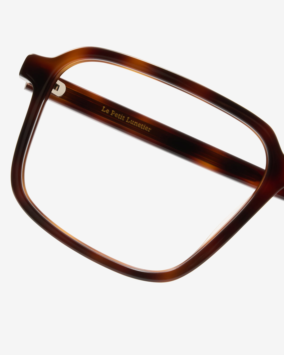 Monture optique Stellan Ecaille — gros plan sur la branche