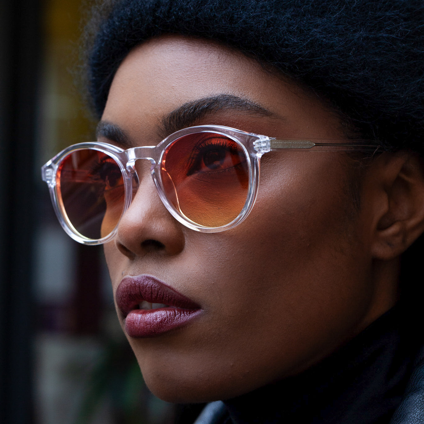 Elie M Transparent et Verres Feu Dégradé