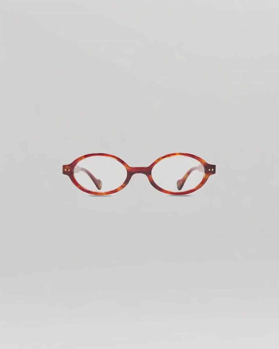 Monture optique Dolores Ecaille Rouge — vue à 360°
